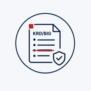 Wykreślenie z KRD/BIG - wzór pisma