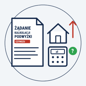Żądanie wyliczenia podwyżki czynszu – gotowe pismo do wynajmującego