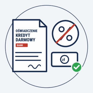 Oświadczenie o sankcji kredytu darmowego – gotowe pismo do banku