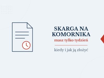 Skarga na czynności komornika: termin tygodniowy