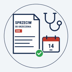 Sprzeciw od orzeczenia lekarza orzecznika ZUS – gotowe pismo do ZUS