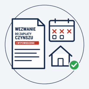 Wezwanie do zapłaty czynszu i wypowiedzenie najmu – gotowe pismo dla wynajmującego