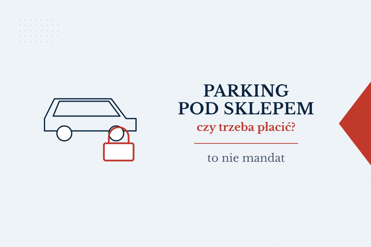 Wezwanie do zapłaty za parking pod sklepem: czy trzeba płacić?