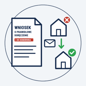 Wniosek o prawidłowe doręczenie nakazu zapłaty – gotowe pismo do sądu i komornika